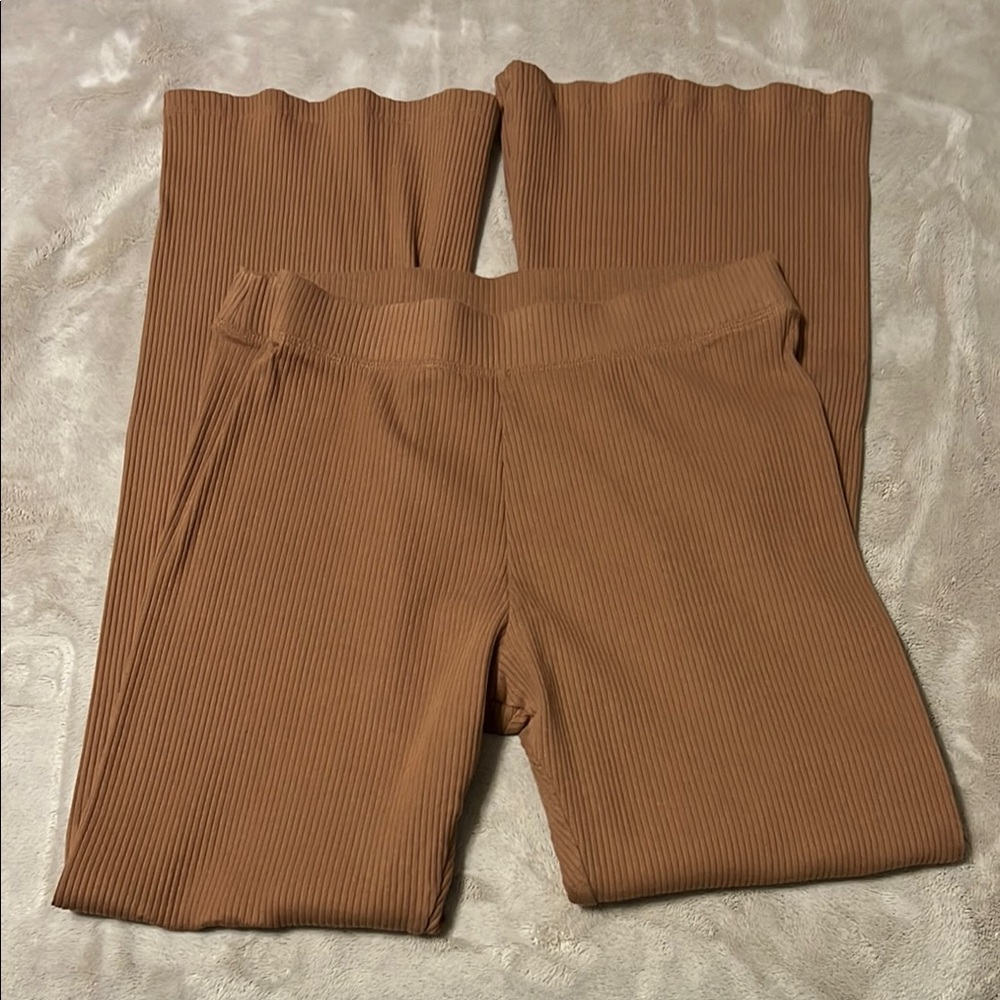 Tan Ribbed Bottoms